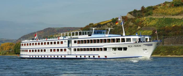 A photo of the Rex Rheni cruise ship